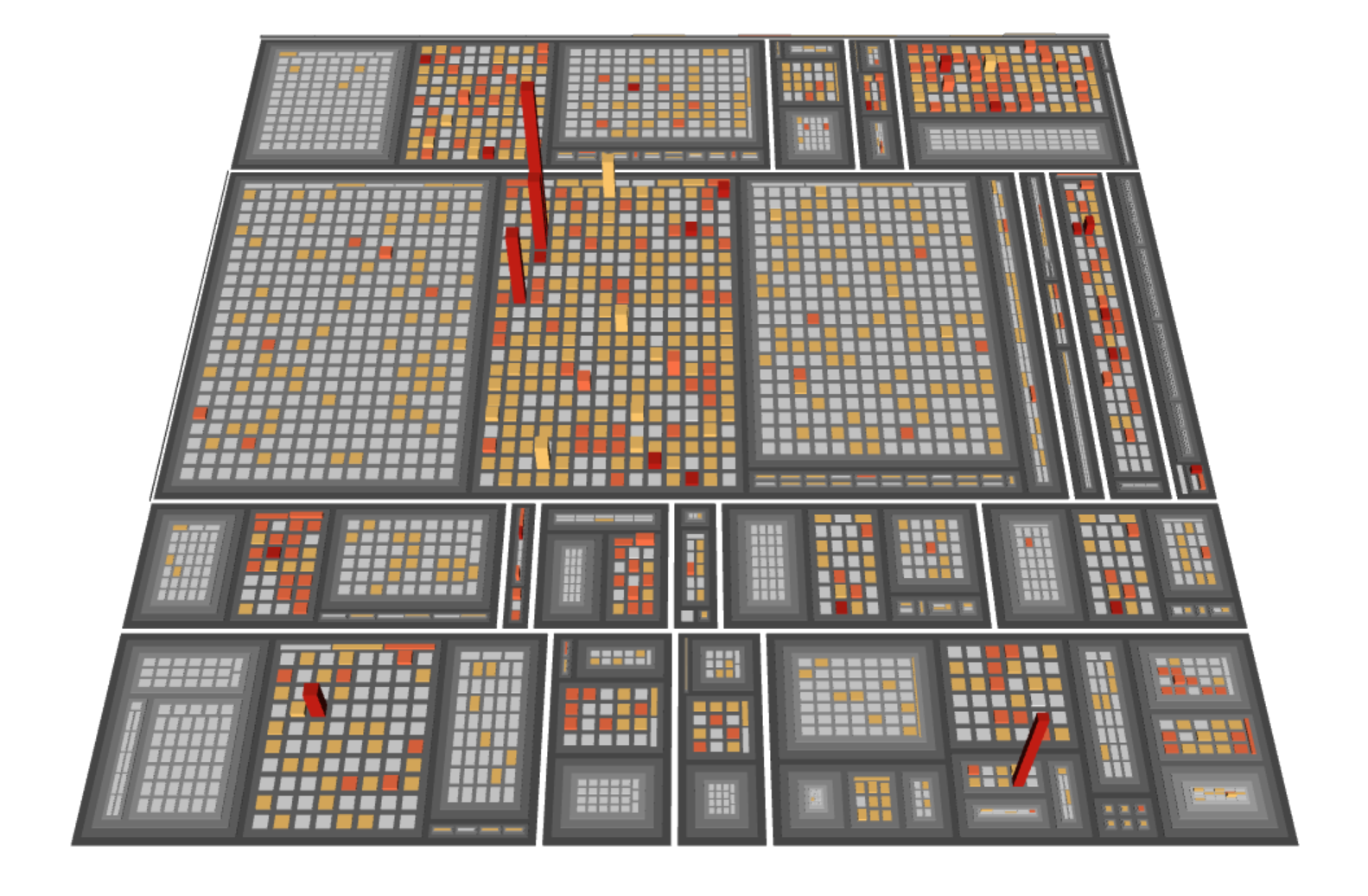 Thumbnail of Dynamic 2.5D Treemaps using Declarative 3D on the Web